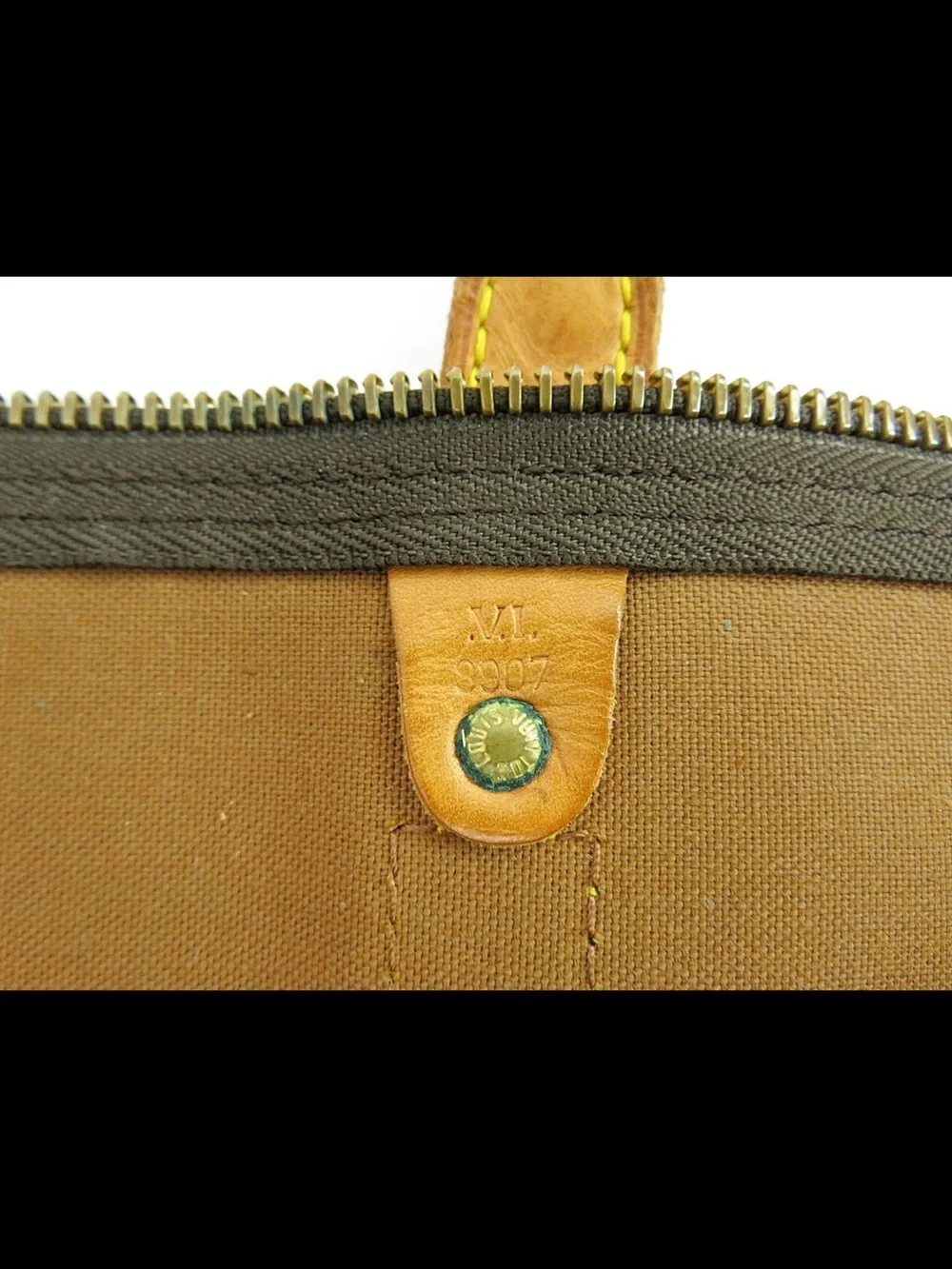 Louis Vuitton Monogram Canvas Brown Duffel with Vachetta Trim
